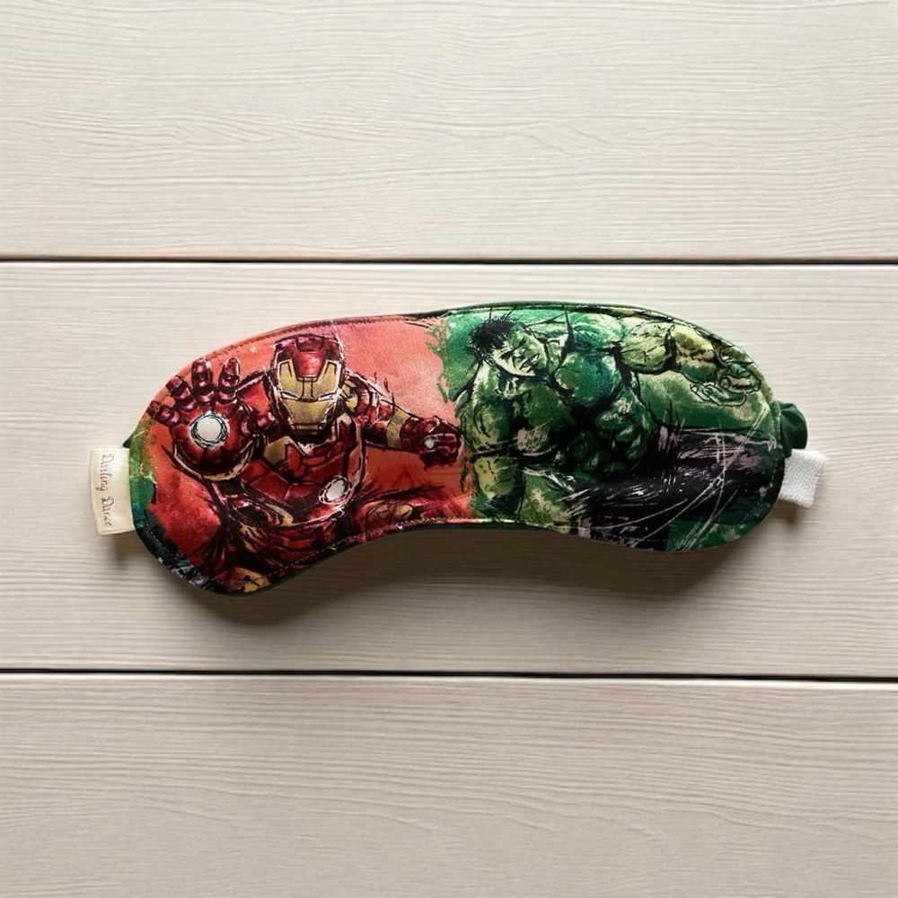 Marvel Kids Sleep Mask - Red and Green